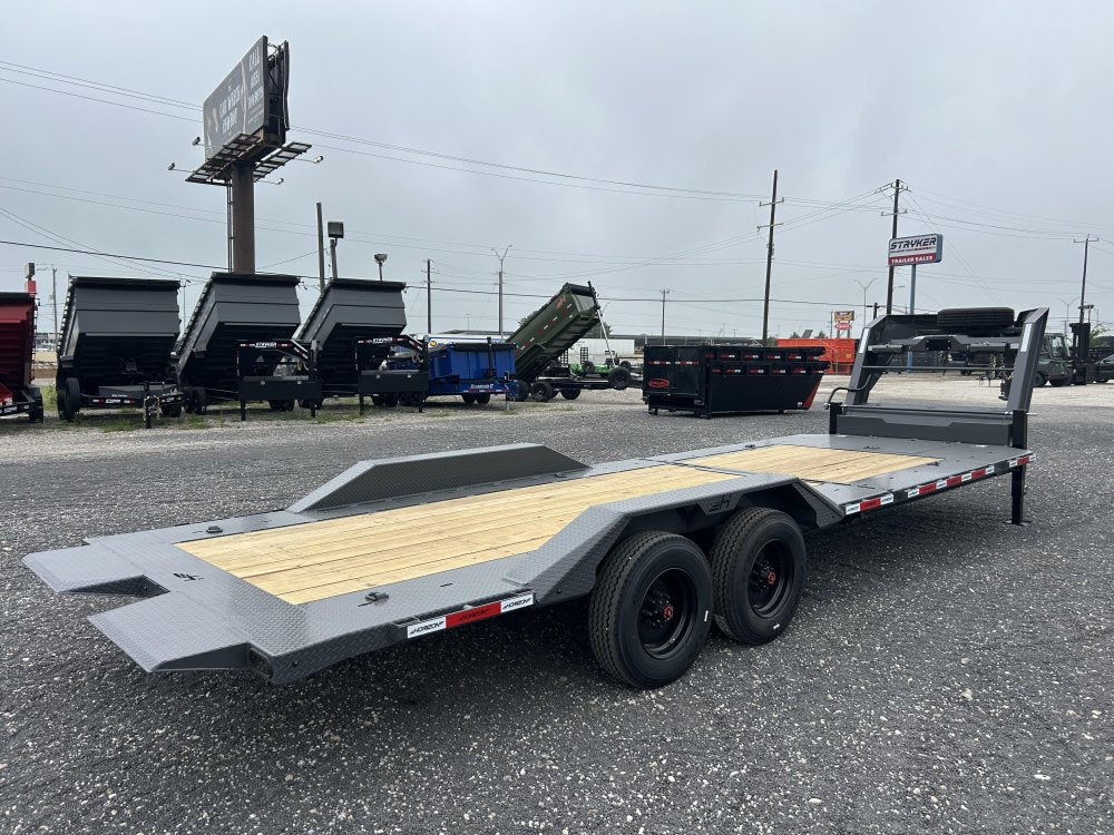 26' Horizon HET Gooseneck Equipment Tilt Trailer Drive Over Fenders - (2) 10K Axles 15457