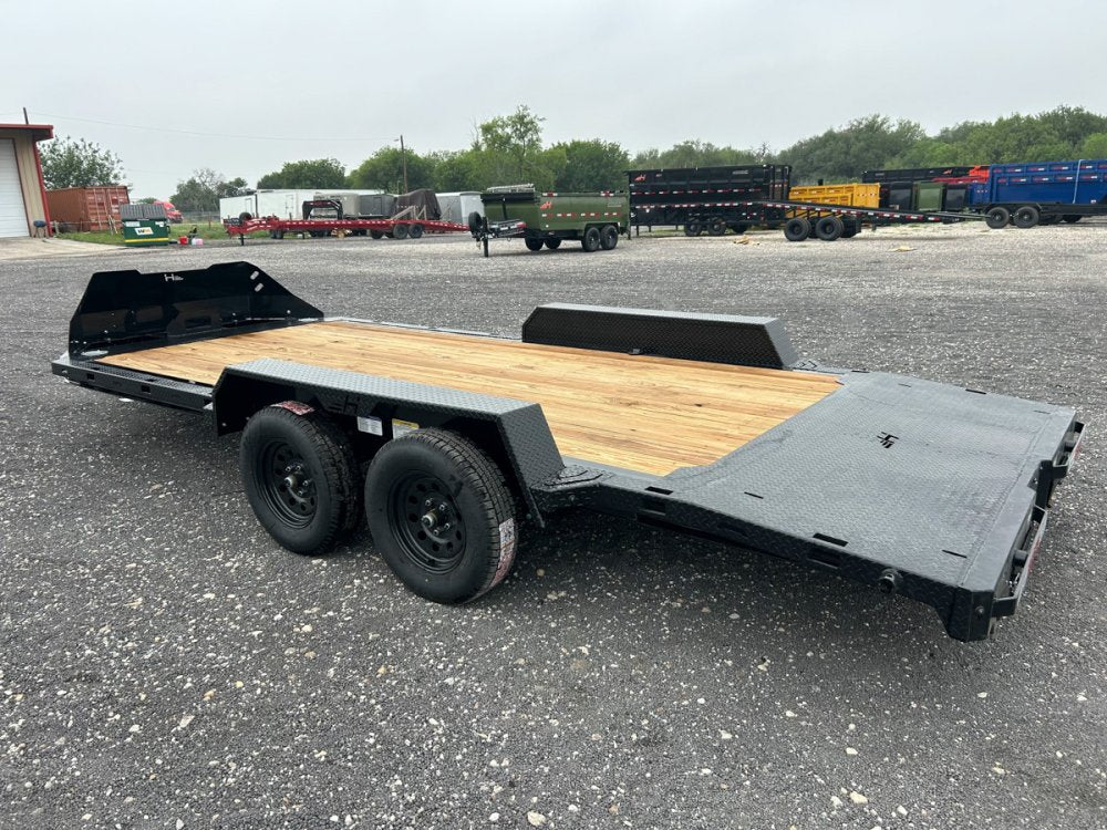 18' Horizon CEZ Bumper Pull Single Car Trailer - (2) 3.5k Axles 16085