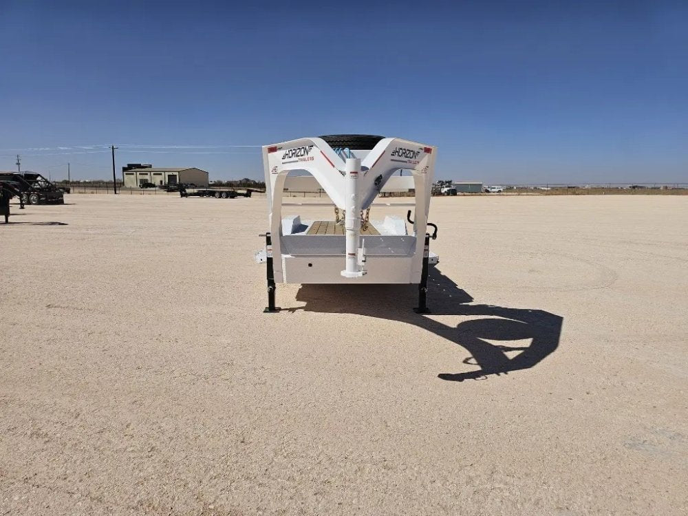 24' Horizon HET Gooseneck Equipment Tilt Trailer Drive Over Fenders - (2) 10K Axles 16857