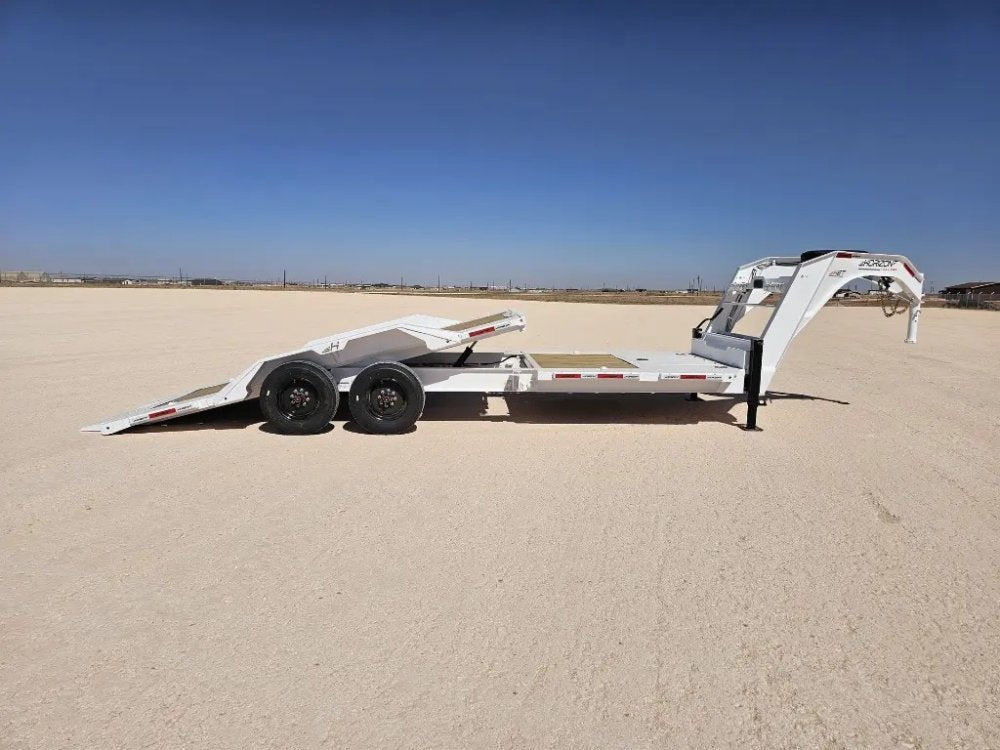 24' Horizon HET Gooseneck Equipment Tilt Trailer Drive Over Fenders - (2) 10K Axles 16857