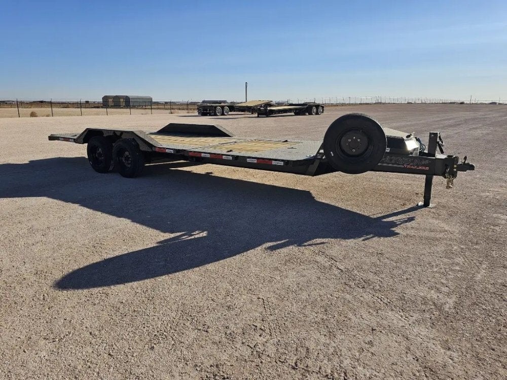 24' Horizon HET Bumper Pull Equipment Tilt Trailer Drive Over Fenders - (2) 10K Axles 16460