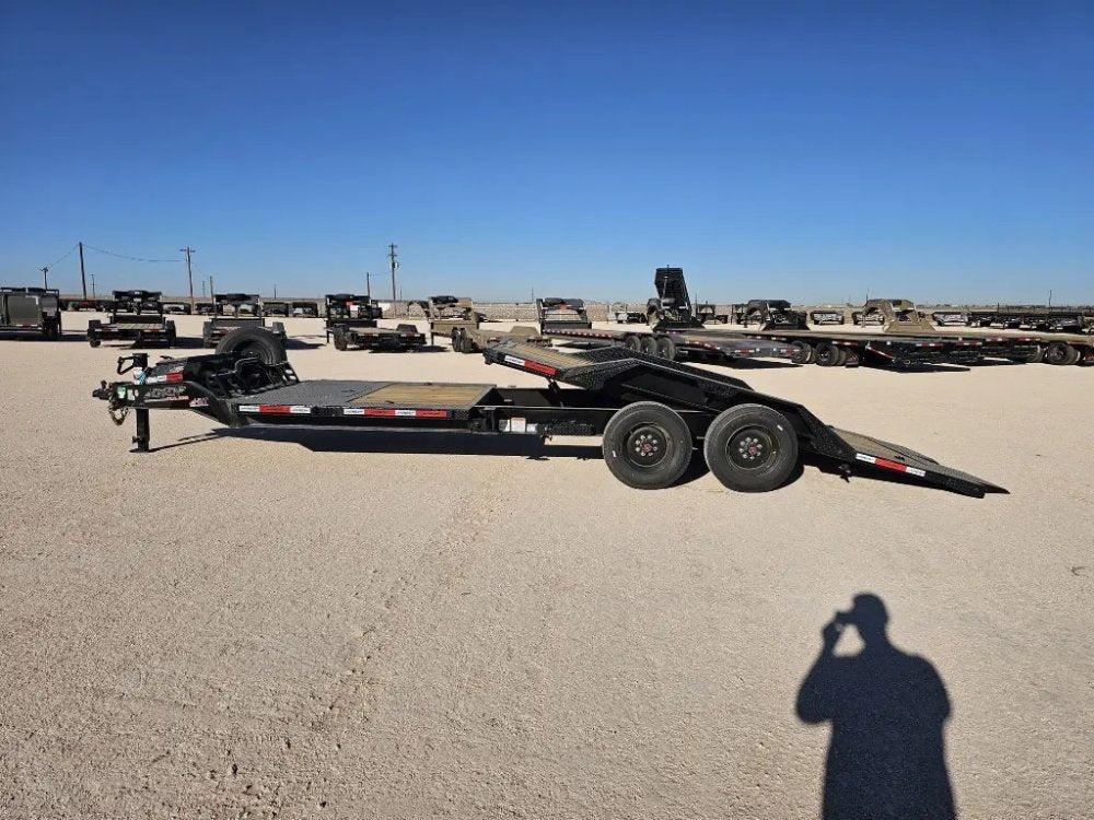 24' Horizon HET Bumper Pull Equipment Tilt Trailer Drive Over Fenders - (2) 10K Axles 16460