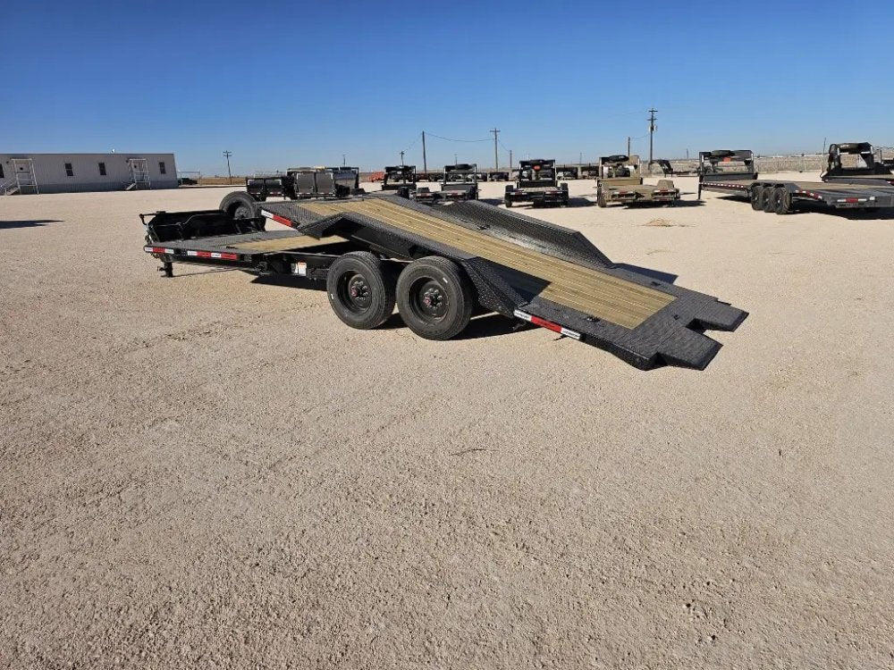 24' Horizon HET Bumper Pull Equipment Tilt Trailer Drive Over Fenders - (2) 10K Axles 16460