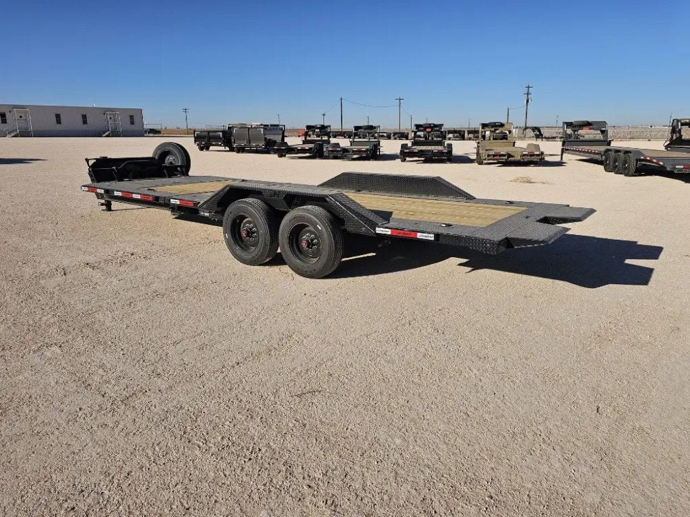 24' Horizon HET Bumper Pull Equipment Tilt Trailer Drive Over Fenders - (2) 10K Axles 16460