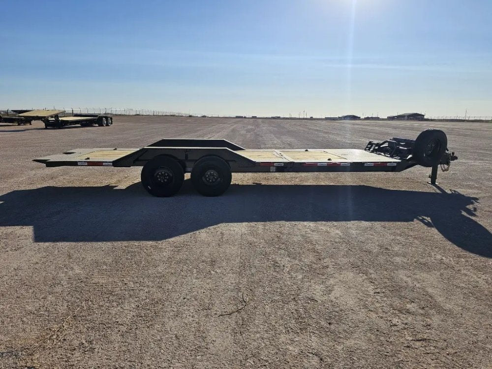 24' Horizon HET Bumper Pull Equipment Tilt Trailer Drive Over Fenders - (2) 10K Axles 16460