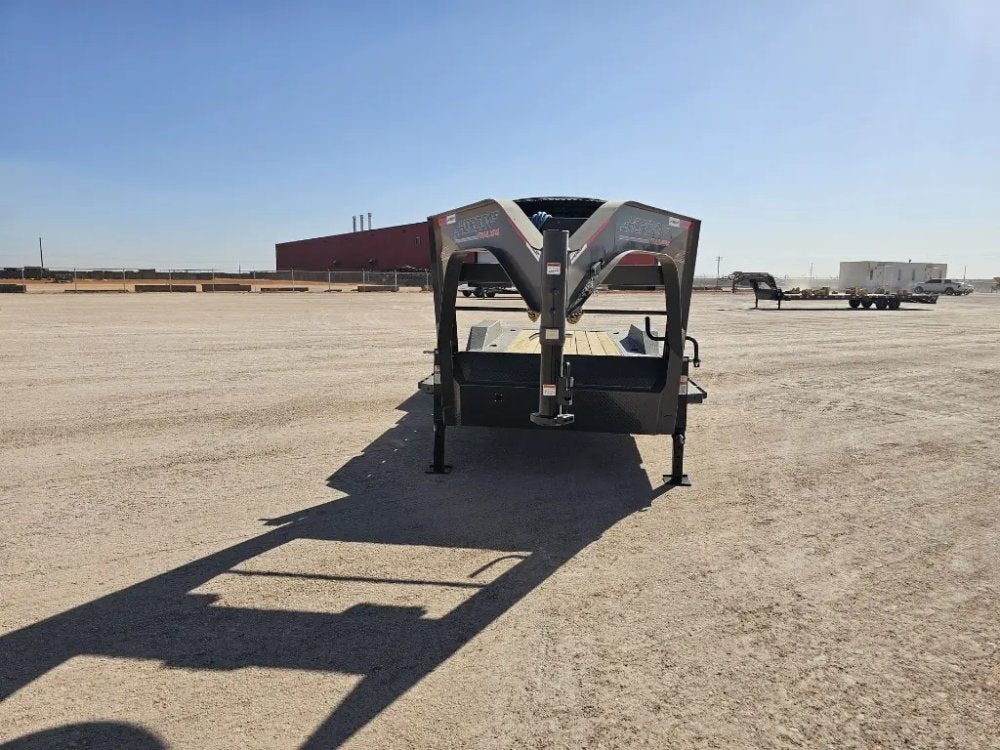 24' Horizon HET Gooseneck Equipment Tilt Trailer Drive Over Fenders - (2) 10K Axles 16003
