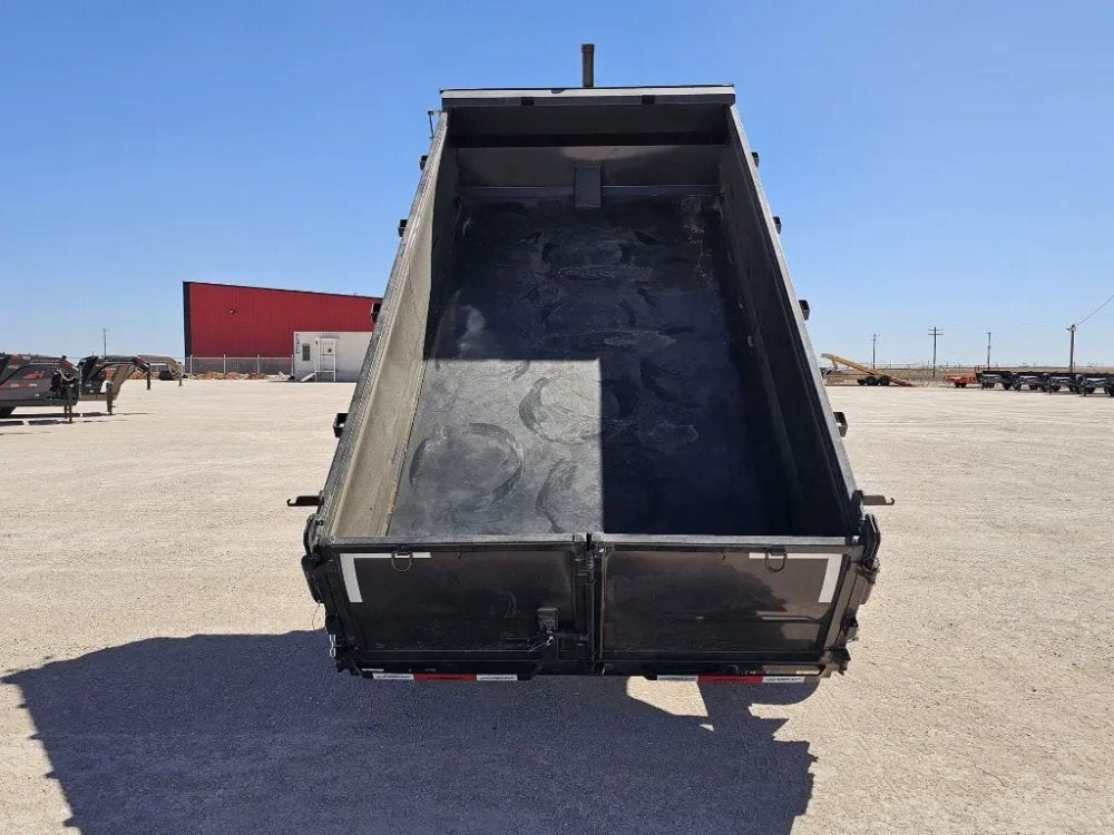 14' Horizon LZ7 Bumper Pull Dump Trailer 30" Side Walls - (2) 7K Axles 15888