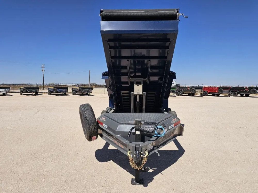 14' Horizon LZ7 Bumper Pull Dump Trailer 30" Side Walls - (2) 7K Axles 15939