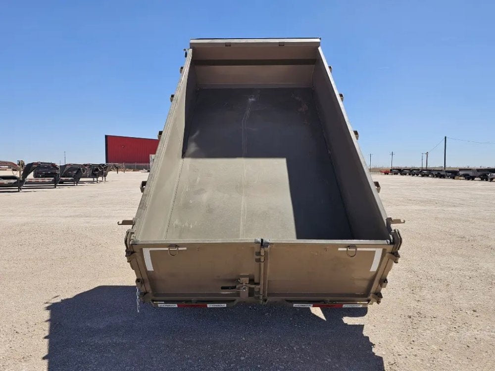 14' Horizon LZ7 Bumper Pull Dump Trailer 30" Side Walls - (2) 7K Axles 15933