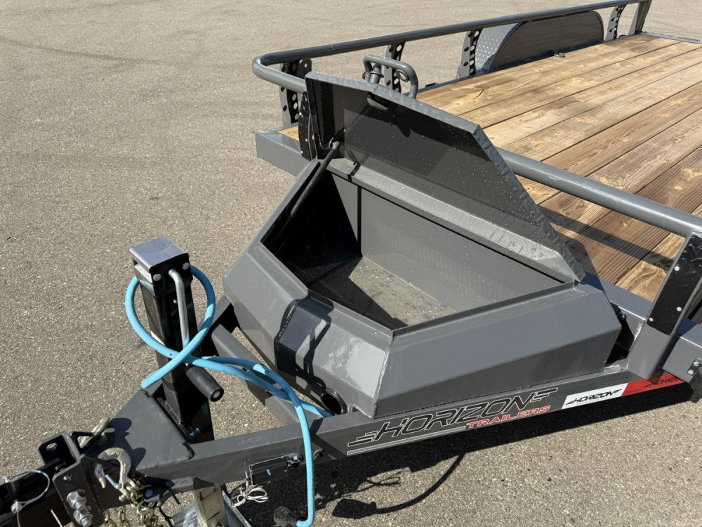 14' Horizon UTZ Bumper Pull Utility Trailer - (2) 3.5K Axles 017724