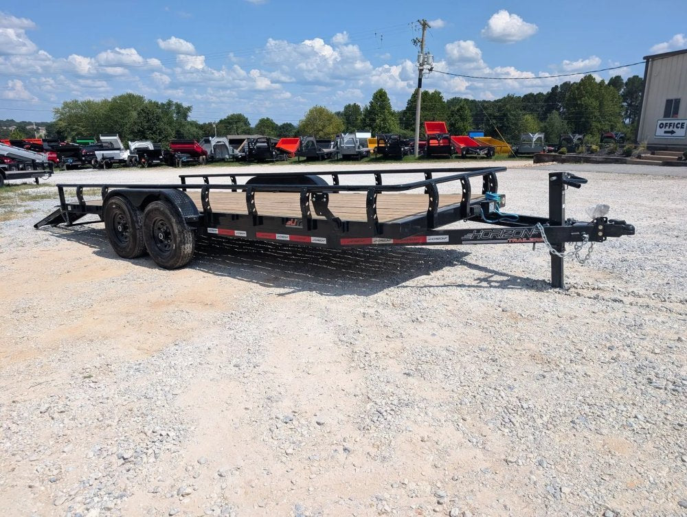 20' Horizon UTZ Bumper Pull Utility Trailer - (2) 3.5K Axles 11103
