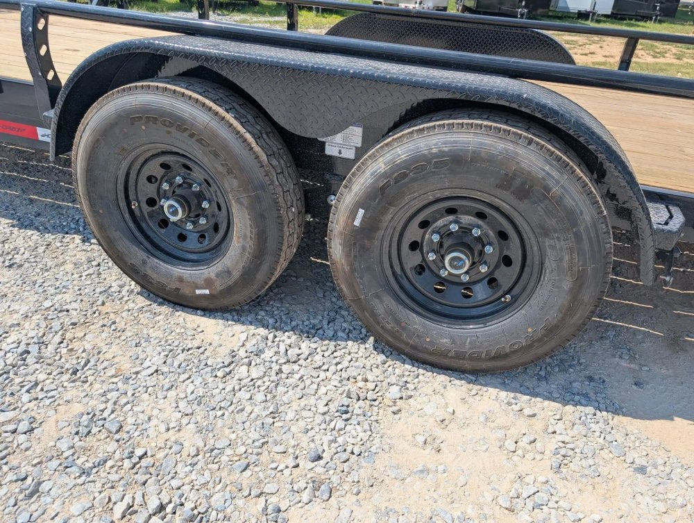 20' Horizon UTZ Bumper Pull Utility Trailer - (2) 3.5K Axles 11103
