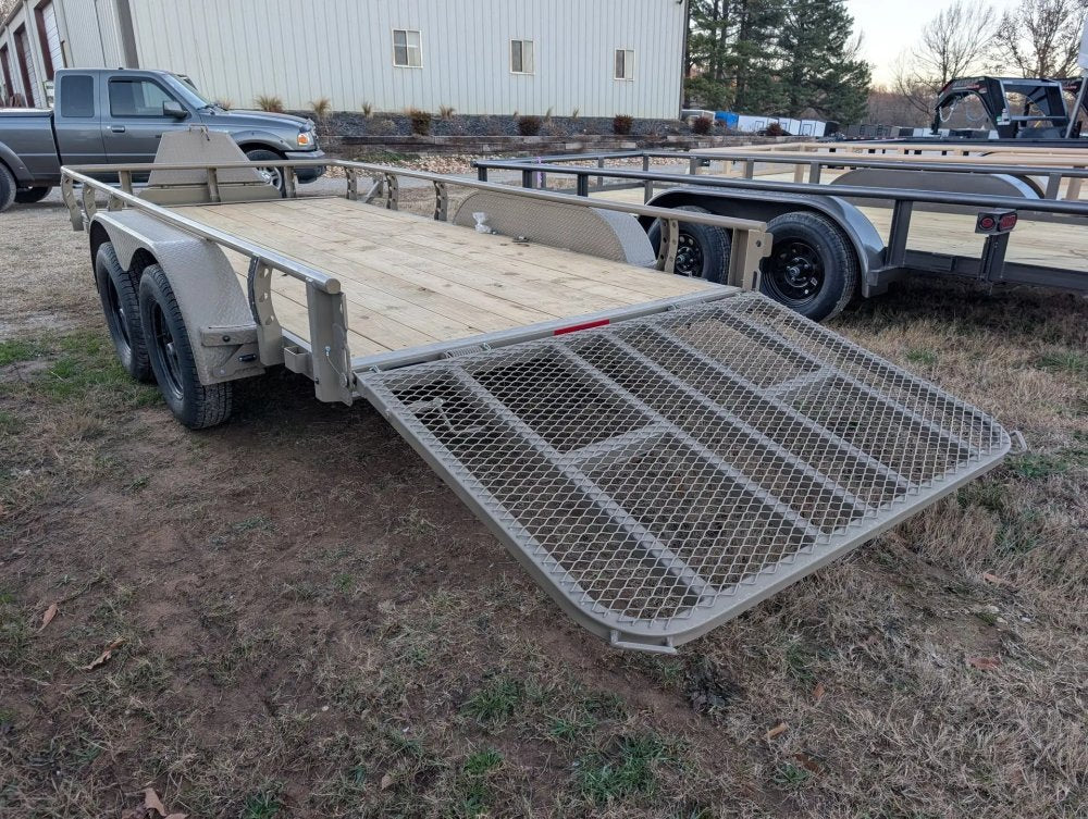 6.5' x 14' Horizon UTZ Bumper Pull Utility Trailer - (2) 3.5K Axles 15571