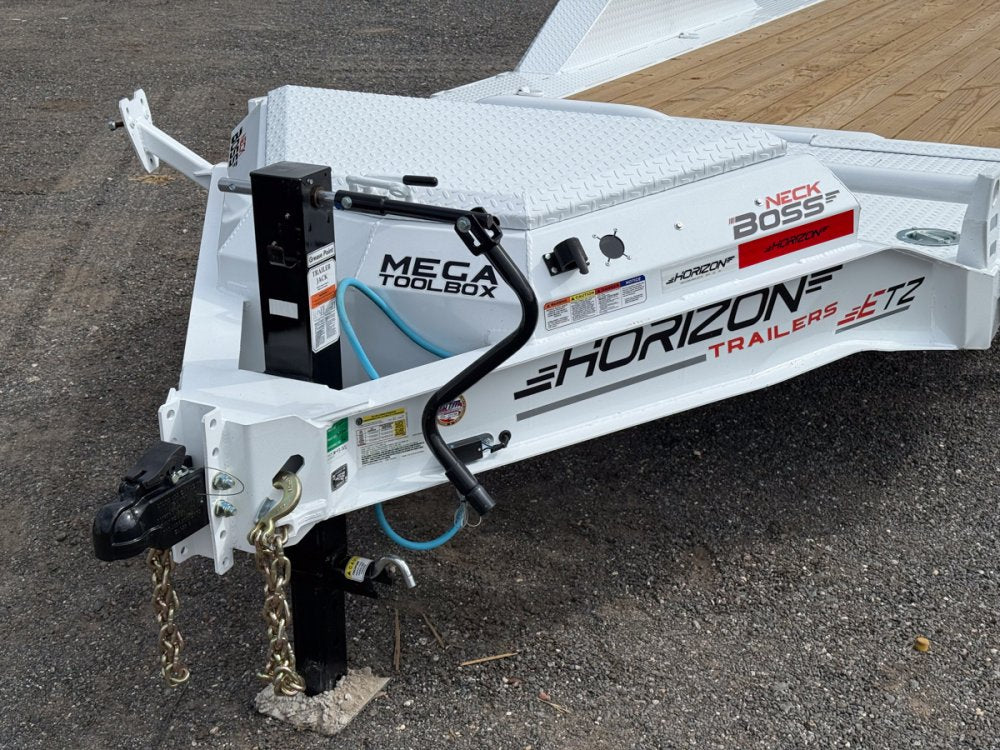 20' Horizon ETZ Bumper Pull Equipment Tilt Trailer Drive Over Fenders - (2) 8K Axles 17567