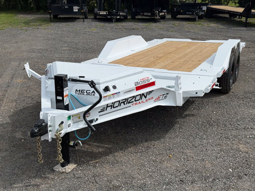 20' Horizon ETZ Bumper Pull Equipment Tilt Trailer Drive Over Fenders - (2) 8K Axles 17567