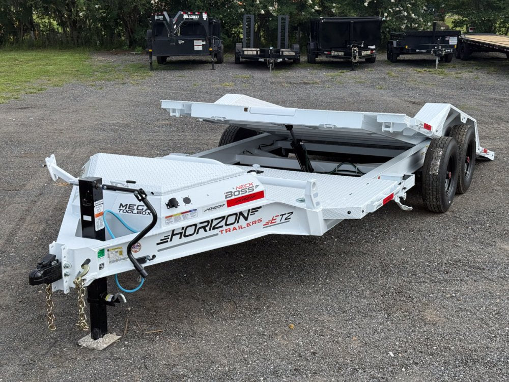 20' Horizon ETZ Bumper Pull Equipment Tilt Trailer Drive Over Fenders - (2) 8K Axles 17567