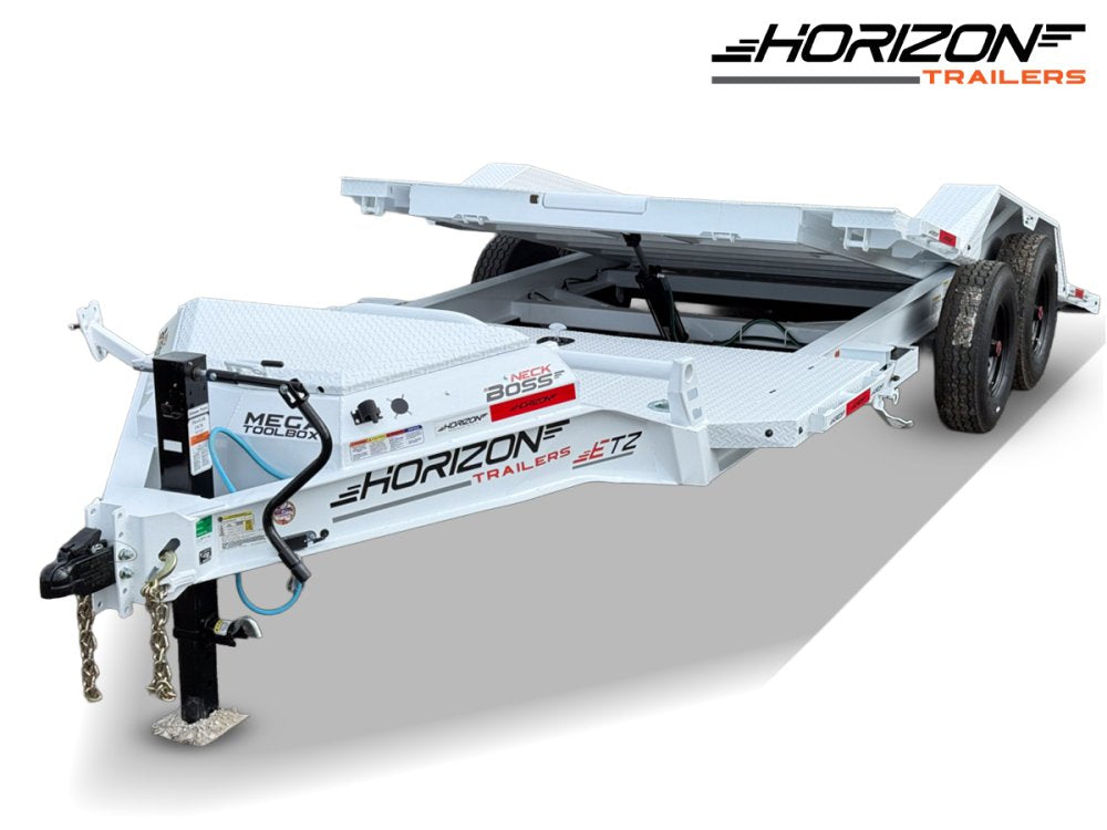 20' Horizon ETZ Bumper Pull Equipment Tilt Trailer Drive Over Fenders - (2) 8K Axles 17567