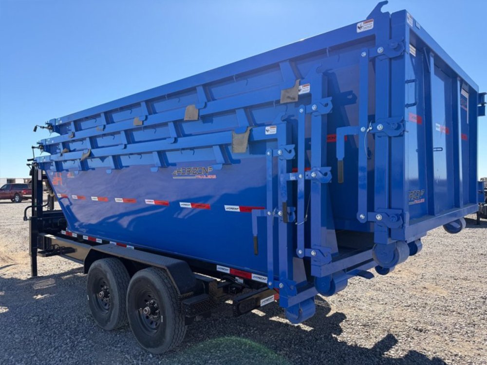 Horizon 16' RDZ GN Roll off Bundle (2) 7k Axles + 3 Bins w/ 4' Walls 015004