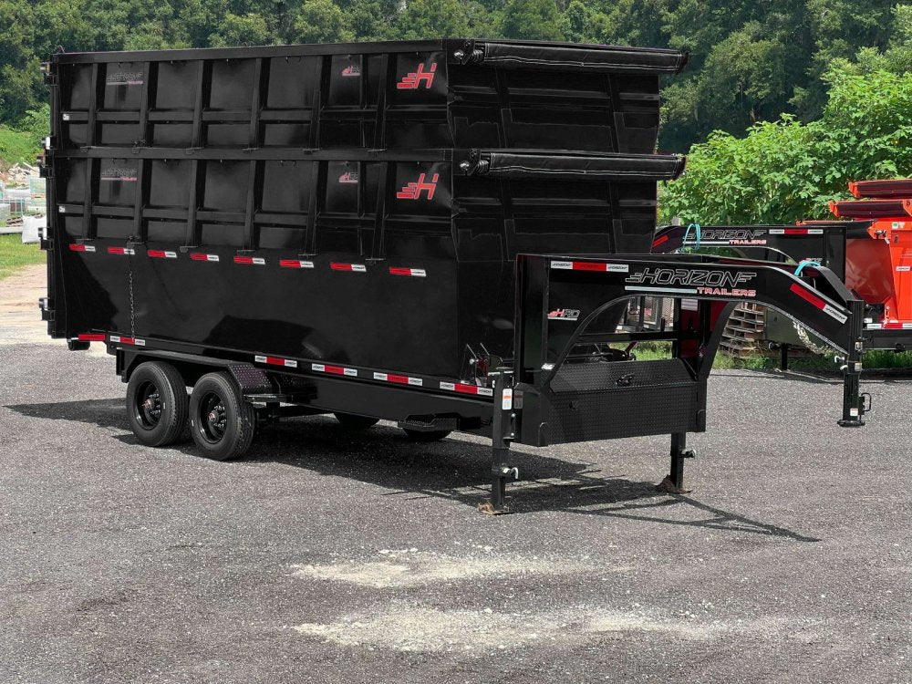 Horizon 20' HRD GN Roll off Bundle (2) 10k Axles + 2 Bins w/ 6' Walls 015417