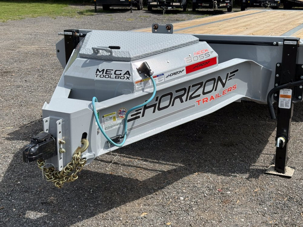 28' Horizon FTS Bumper Pull Hydraulic Deckover Tilt Trailer - (2) 10K Axles 014216