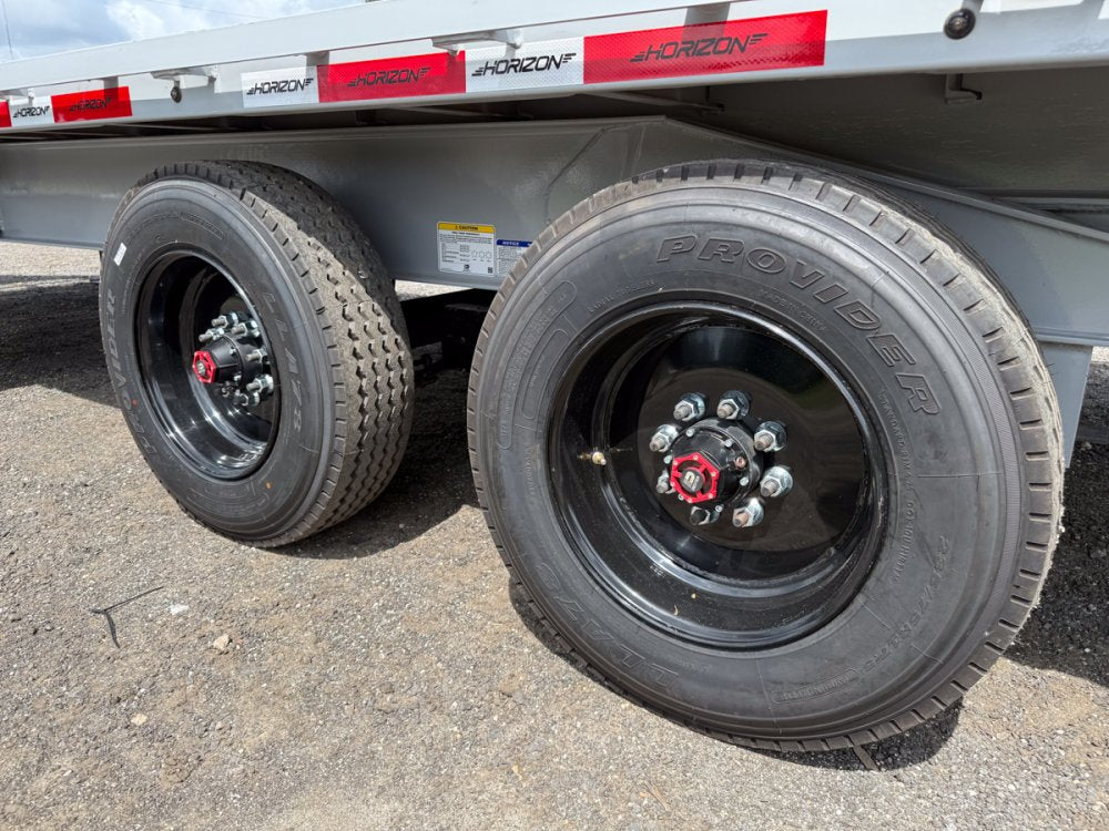 28' Horizon FTS Bumper Pull Hydraulic Deckover Tilt Trailer - (2) 10K Axles 014216