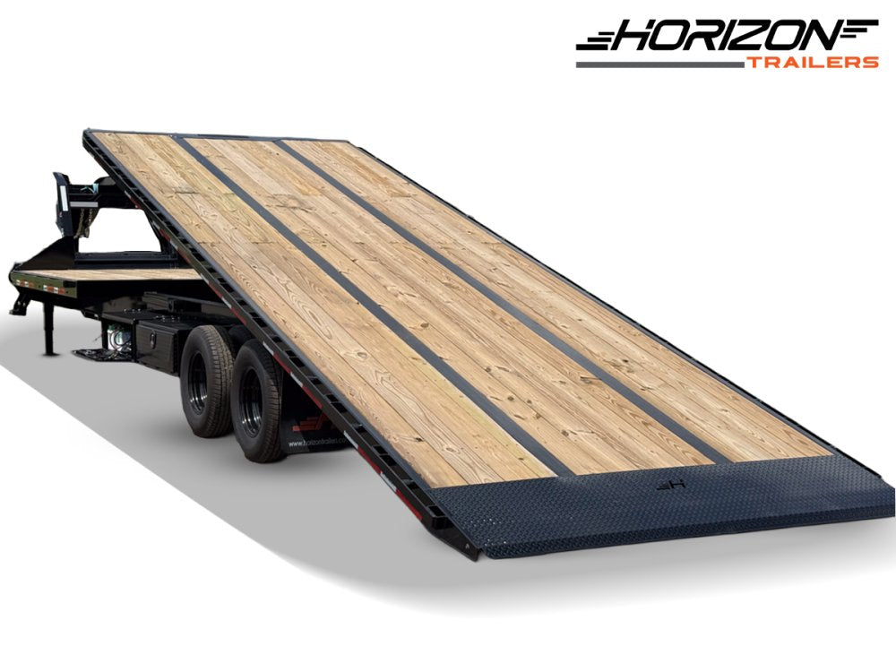 34' Horizon FHS Gooseneck Deckover Tilt Trailer - (2) 10K Axles 014210