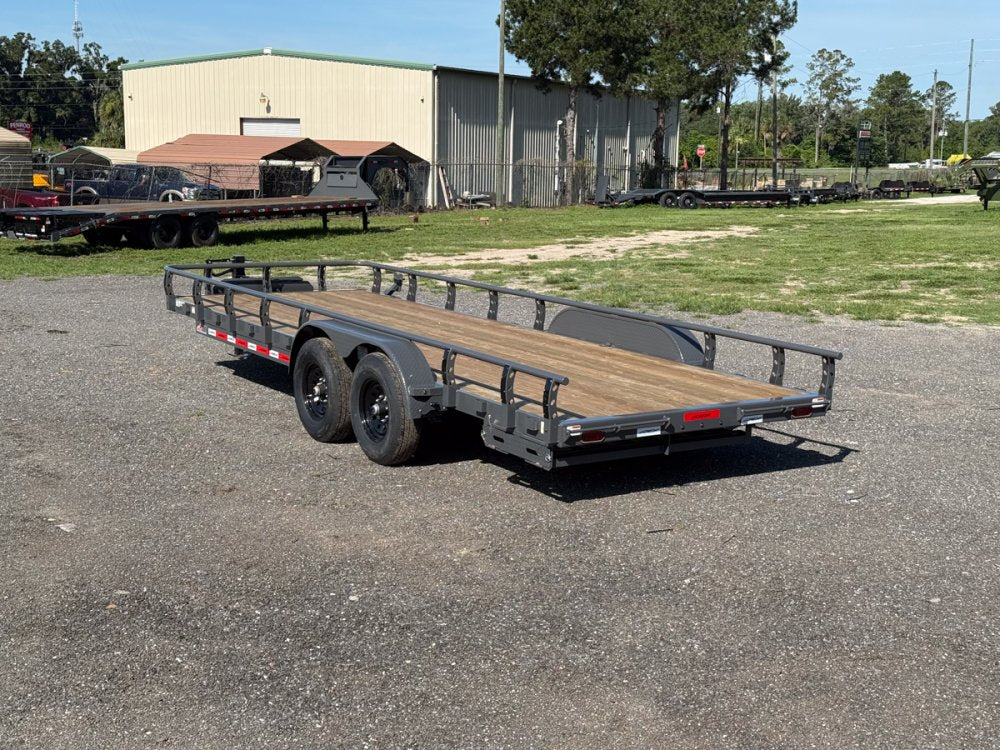 22' Horizon UTZ Bumper Pull Utility Trailer - (2) 7K Axles 016804