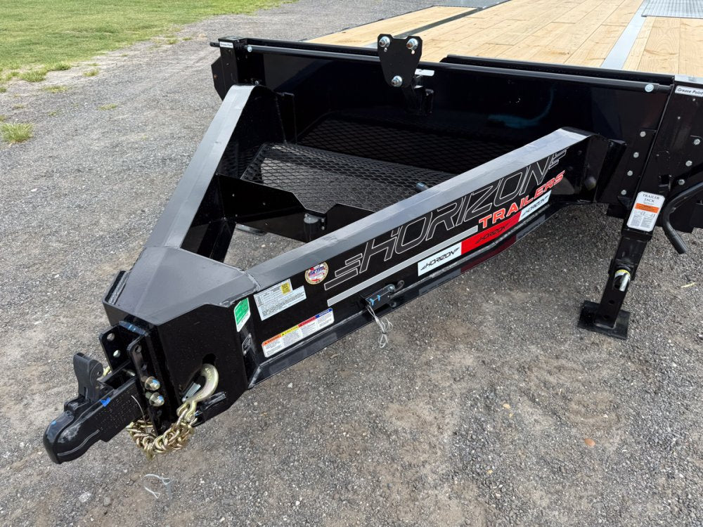 24' Horizon FFT Bumper Pull Full Deckover TIlt Trailer - (2) 10K Axles 18031