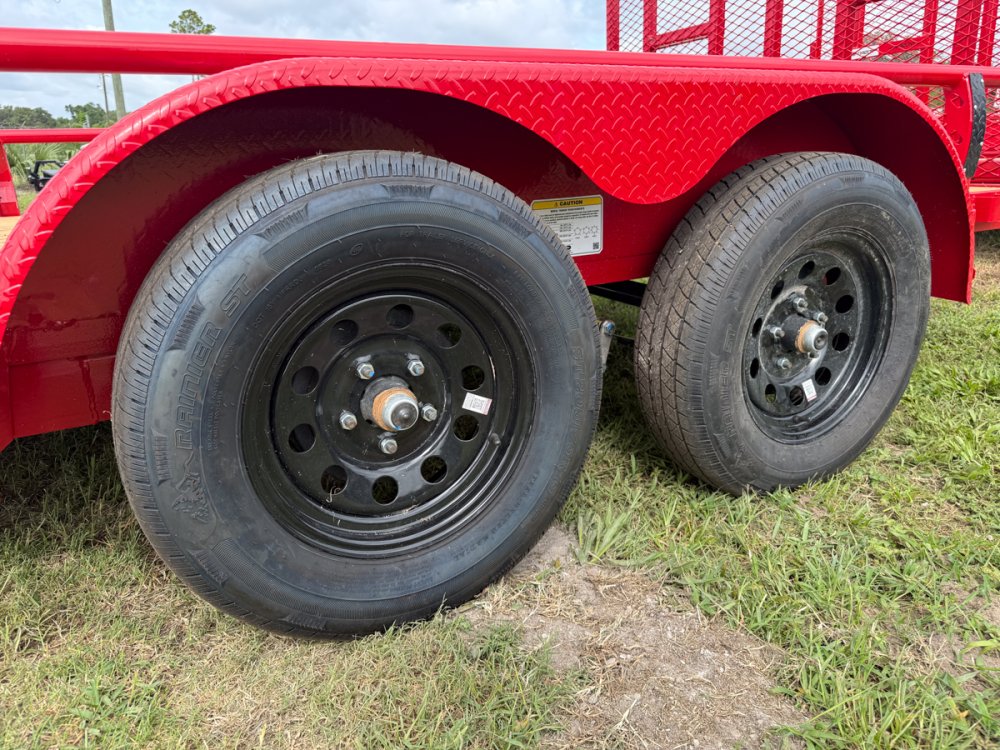 14' Horizon UTZ Bumper Pull Utility Trailer - (2) 3.5K Axles 17737