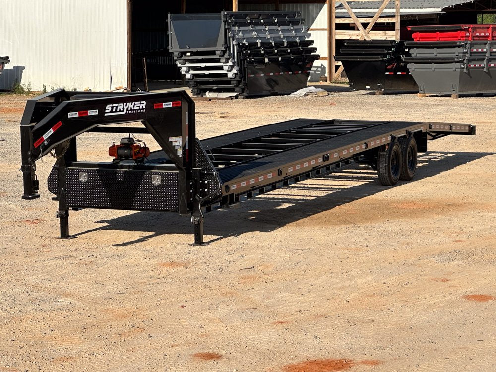 40' Stryker Gooseneck Mesh Deck Multi Car Hauler - (2) 8k Axles - 12k GVWR Derated 004598