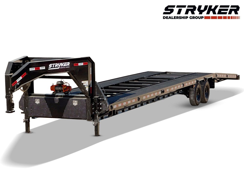 40' Stryker Gooseneck Mesh Deck Multi Car Hauler - (2) 8k Axles - 12k GVWR Derated 004599
