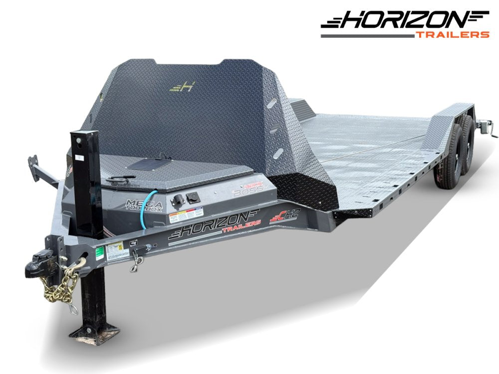 22' Horizon CHZ Equipment Trailer Drive Over Fenders - (2) 7K Axles 012854