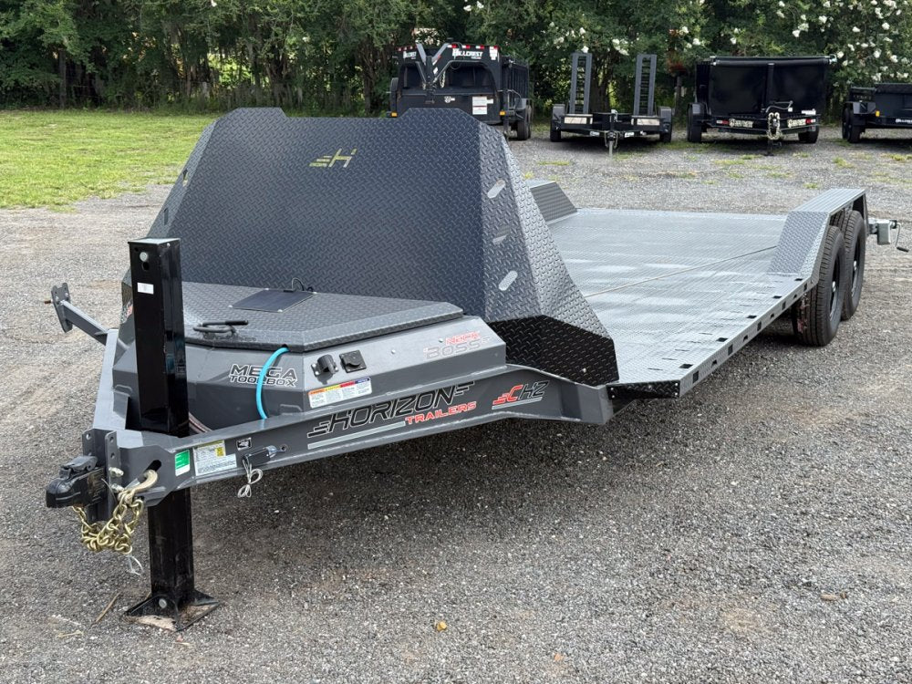 22' Horizon CHZ Equipment Trailer Drive Over Fenders - (2) 7K Axles 012854