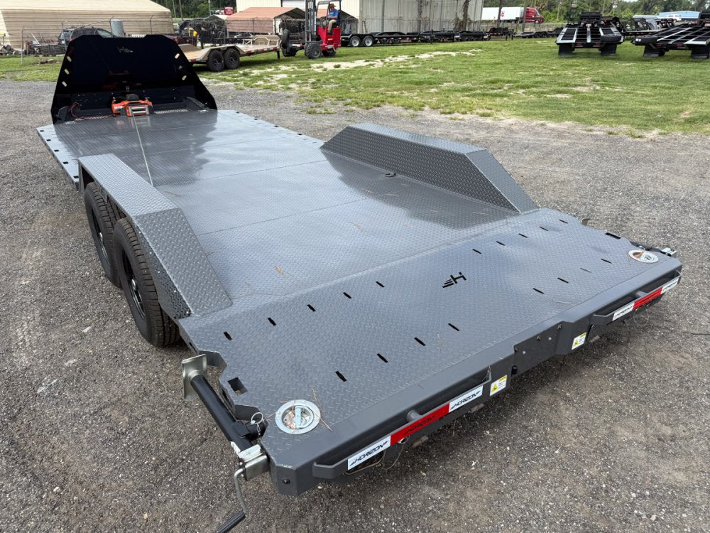 22' Horizon CHZ Equipment Trailer Drive Over Fenders - (2) 7K Axles 012854