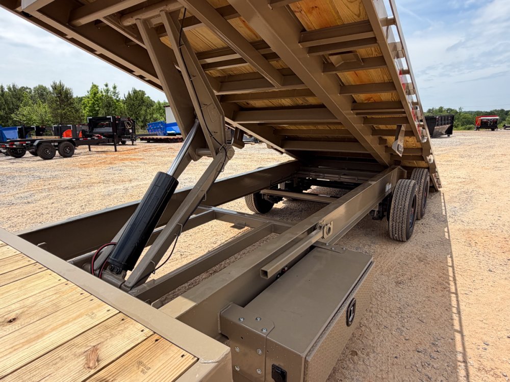 28' Horizon FTS Gooseneck Hydraulic Deckover Tilt Trailer - (2) 10K Axles 016542