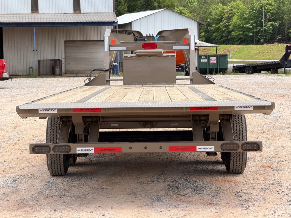 28' Horizon FTS Gooseneck Hydraulic Deckover Tilt Trailer - (2) 10K Axles 016542