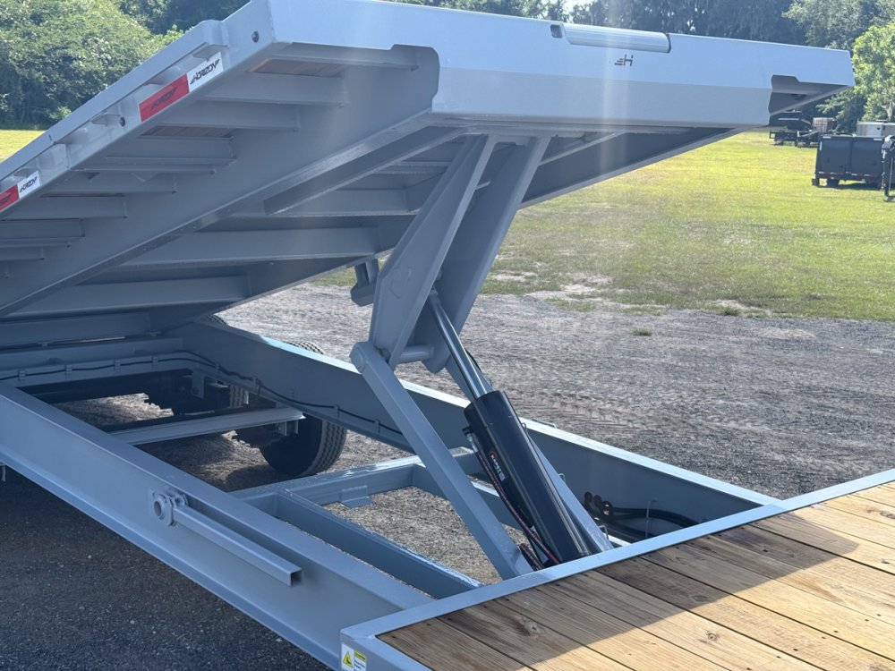 28' Horizon FTS Gooseneck Hydraulic Deckover Tilt Trailer - (2) 10K Axles 16534