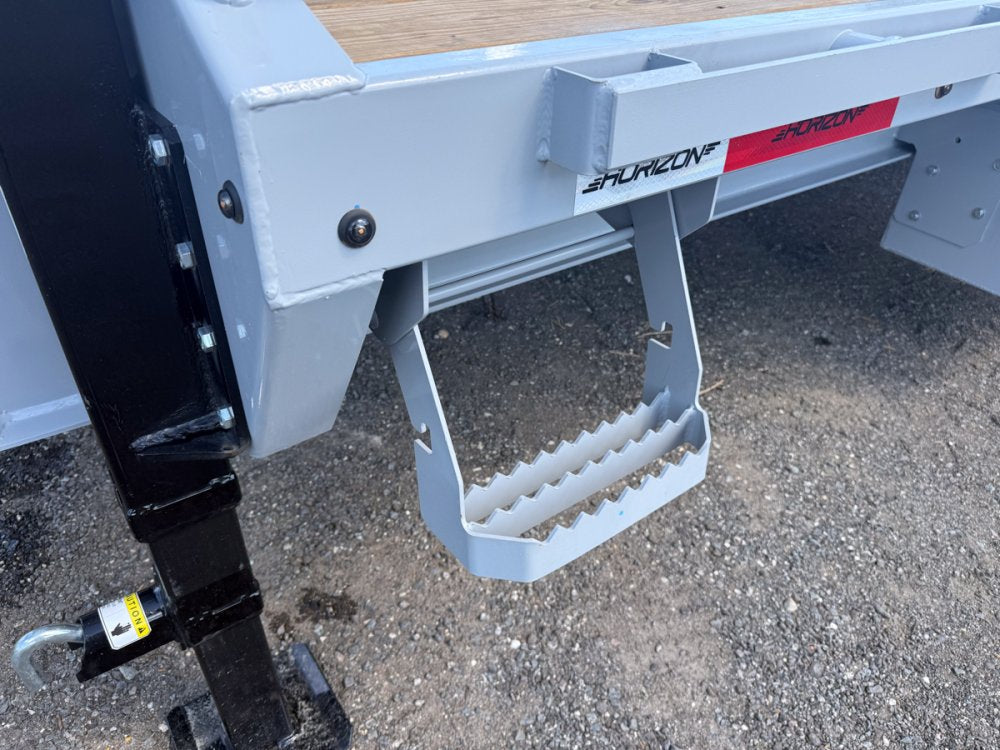 28' Horizon FTS Gooseneck Hydraulic Deckover Tilt Trailer - (2) 10K Axles 16534
