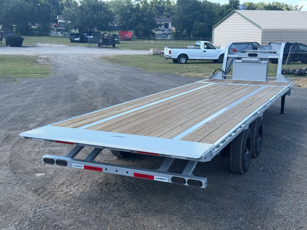 28' Horizon FTS Gooseneck Hydraulic Deckover Tilt Trailer - (2) 10K Axles 16534