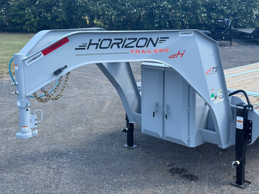 28' Horizon FTS Gooseneck Hydraulic Deckover Tilt Trailer - (2) 10K Axles 16534