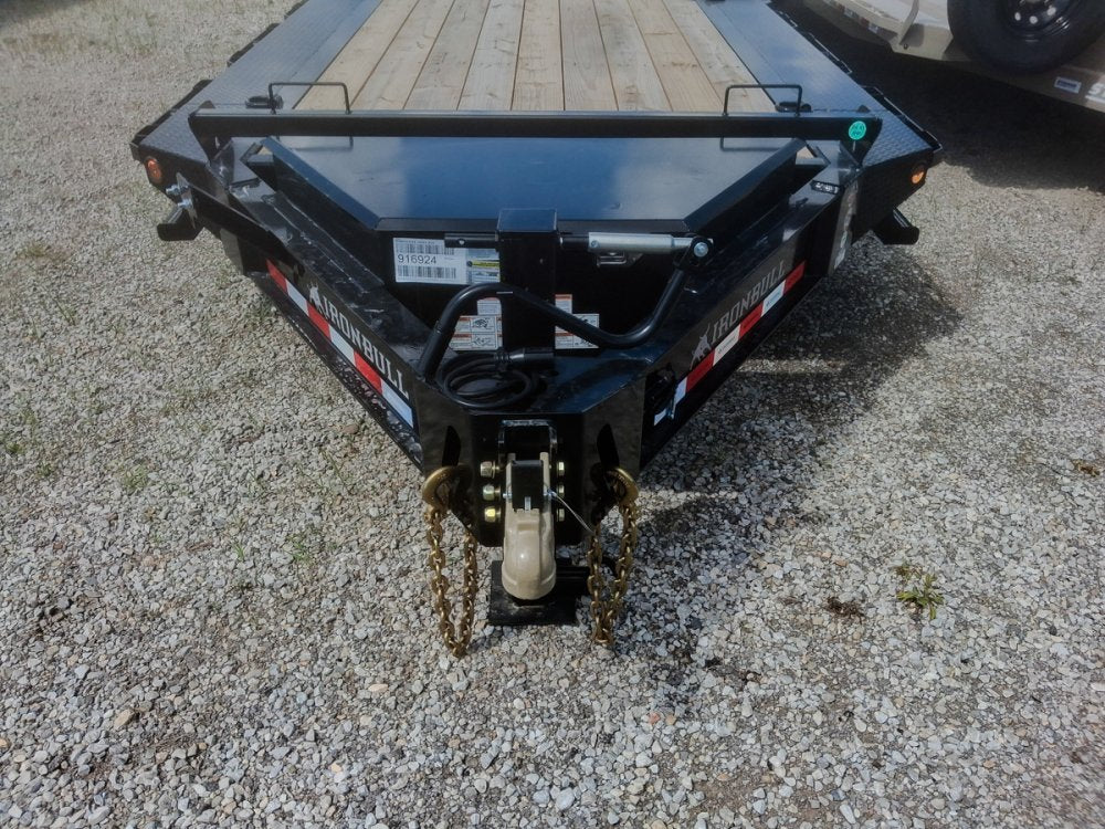 24' Iron Bull EHB Bumper Pull Equipment Trailer Mega Ramps - (2) 10,000 lb Axles 916924