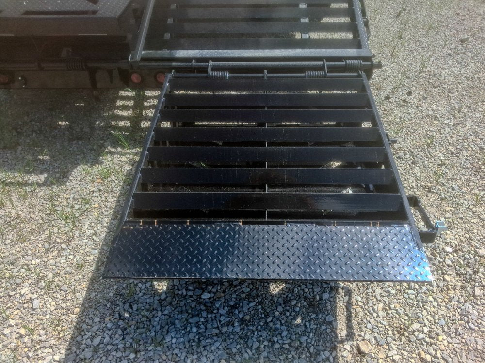 24' Iron Bull EHB Bumper Pull Equipment Trailer Mega Ramps - (2) 10,000 lb Axles 916924
