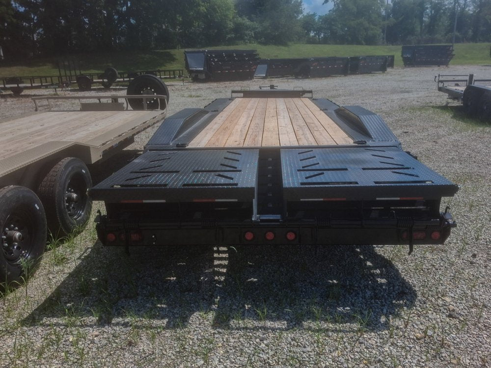 24' Iron Bull EHB Bumper Pull Equipment Trailer Mega Ramps - (2) 10,000 lb Axles 916924
