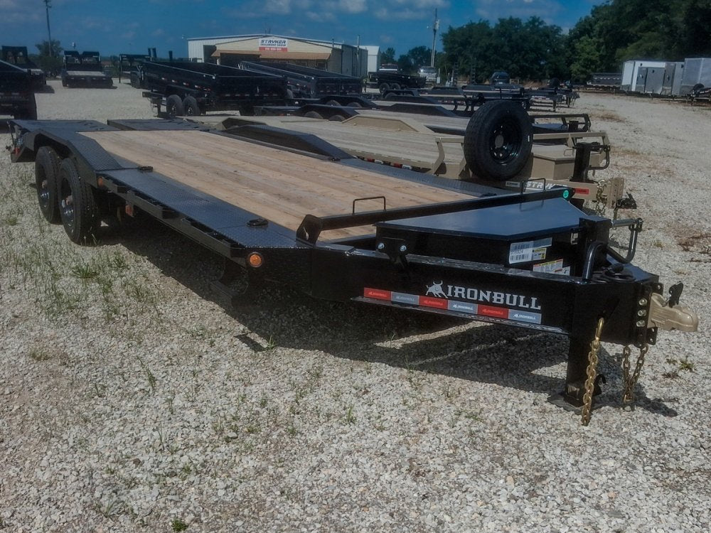 24' Iron Bull EHB Bumper Pull Equipment Trailer Mega Ramps - (2) 10,000 lb Axles 916924