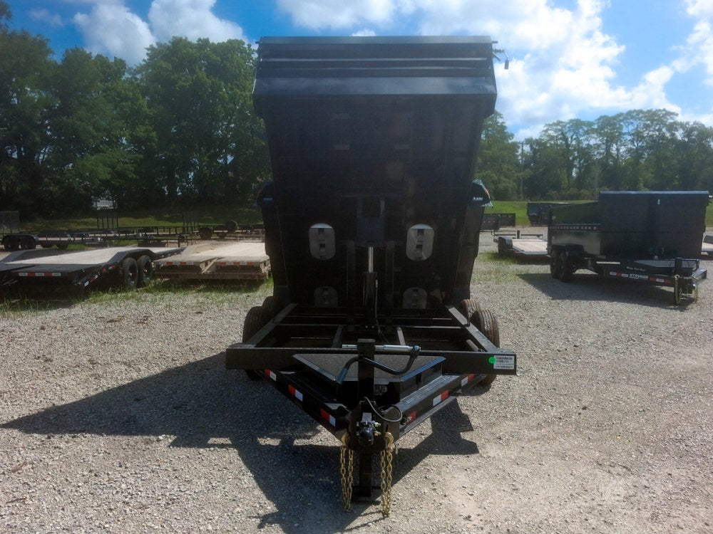 12' x 83" Iron Bull DTB Bumper Pull Dump Trailer 24" Side Walls - (2) 7,000 lb Axles 115121
