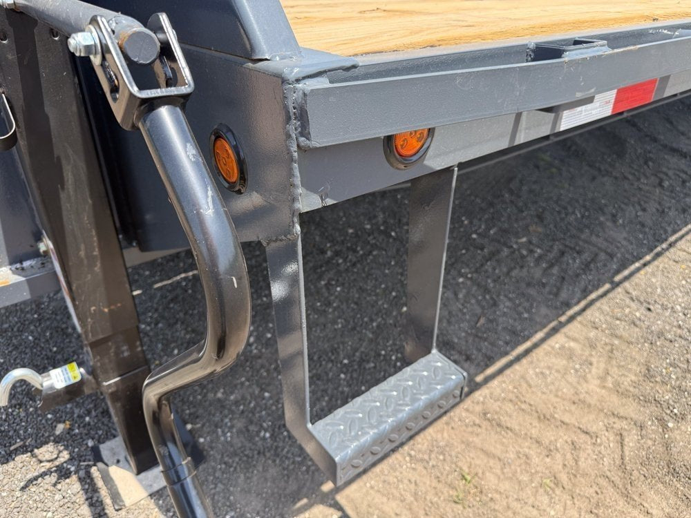 40' HD Hotshot (2) 10k Axles Straight Deck, DERATED Non-CDL 18 Ply Super Singles 001503