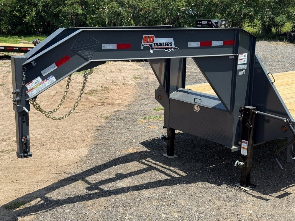 40' HD Hotshot (2) 10k Axles Straight Deck, DERATED Non-CDL 18 Ply Super Singles 001503