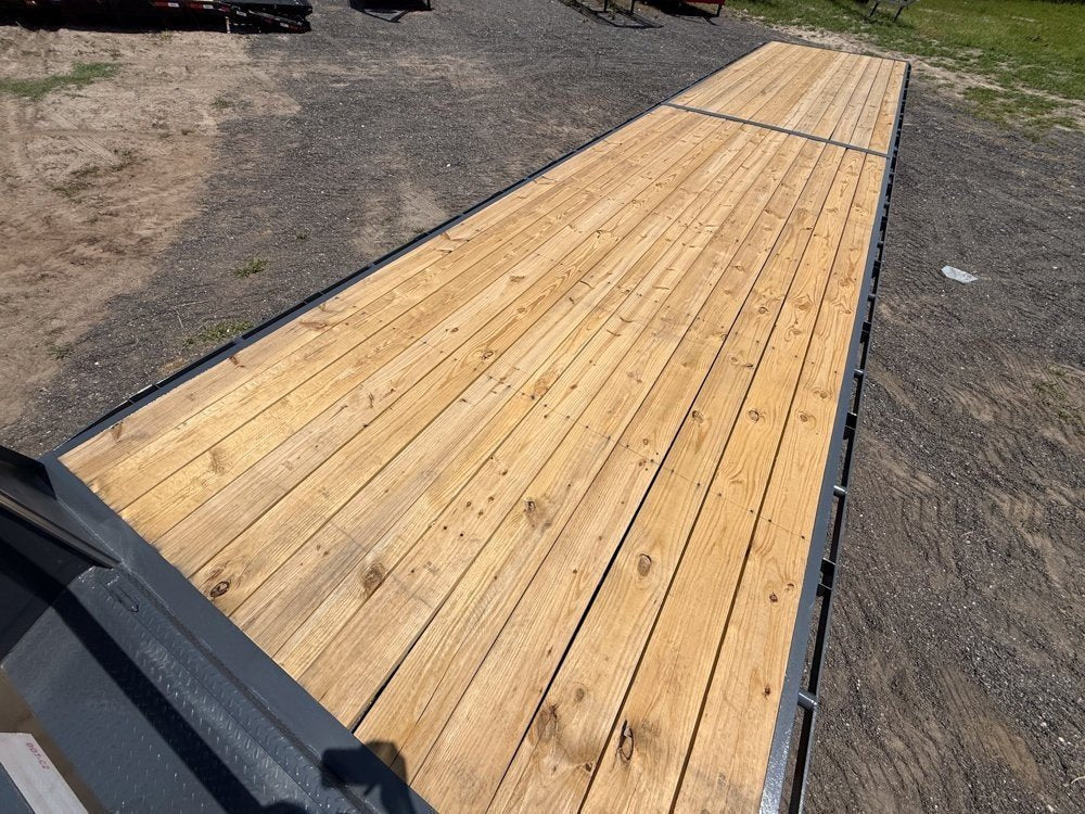 40' HD Hotshot (2) 10k Axles Straight Deck, DERATED Non-CDL 18 Ply Super Singles 001503