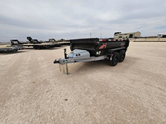 10' Horizon HZ5 Bumper Pull Dump Trailer 24" Side Walls - (2) 3.5K Axles - Bumper Pull Dump - TrailerSwap