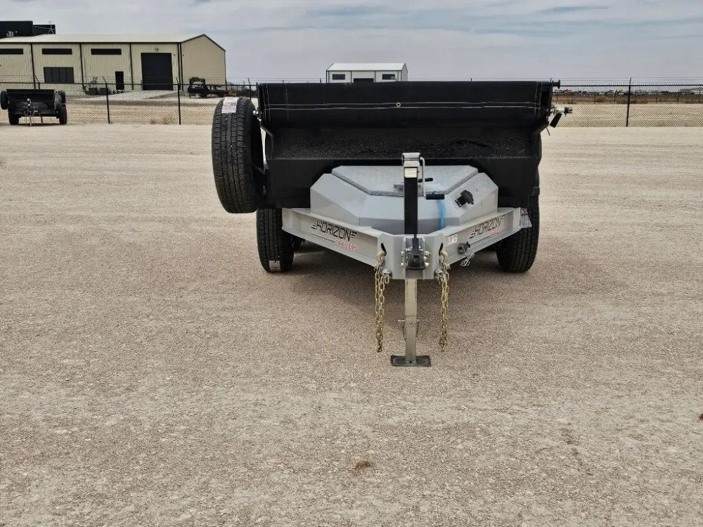 10' Horizon HZ5 Bumper Pull Dump Trailer 24" Side Walls - (2) 3.5K Axles - Bumper Pull Dump - TrailerSwap